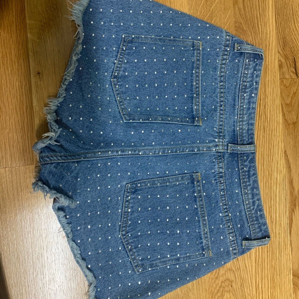 Superdown Rhinestone Shorts - Picture 5 of 5
